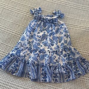 Jona Michelle Blue and White Floral Dress